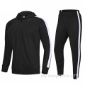 လက်ကား Mens Sweats Suits zips 2 အပိုင်းပိုင်း hoodie